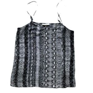 Equipment silk Layla Python printed top Camisole Xs Snakeskin Pattern Cami Top